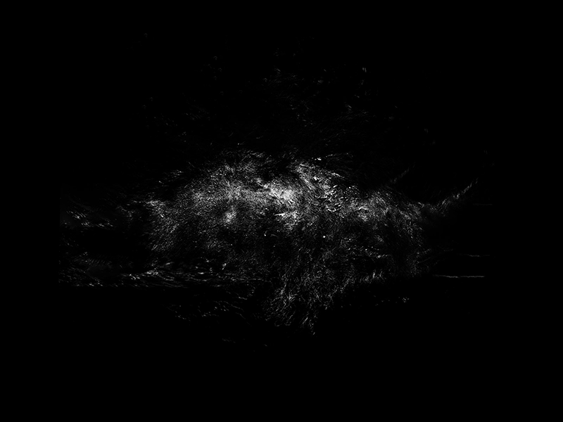 Abstract underwater artwork — &ldquo;Four Elements #1&rdquo; (2023) by Alexej Sachov.